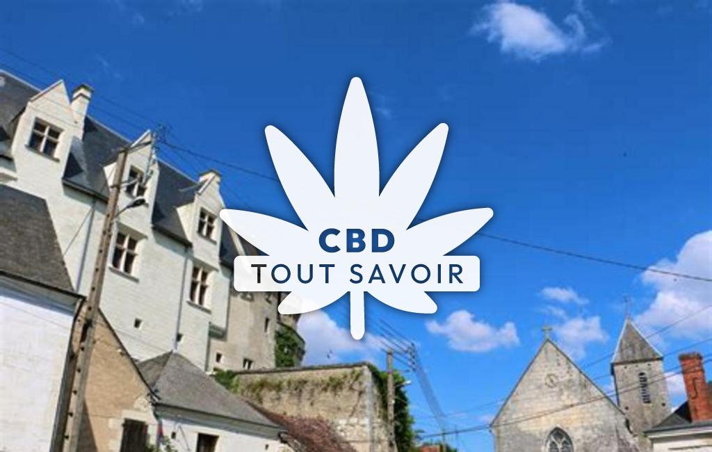 Village à Palluau-sur-Indre avec feuille Cannabis CBD