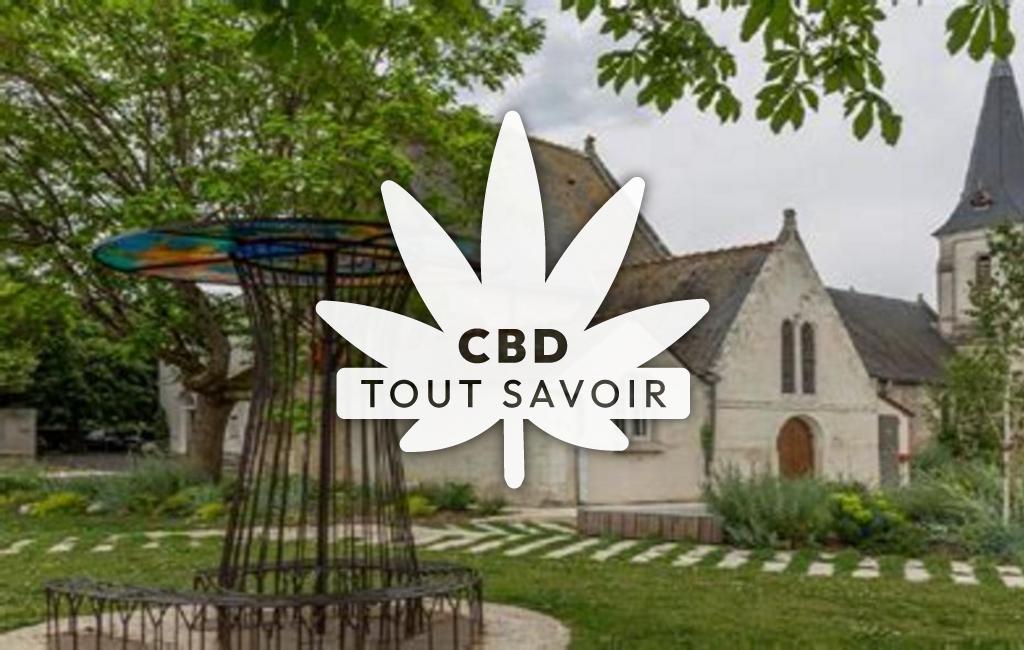 Village à Chambray-les-Tours avec feuille Cannabis CBD
