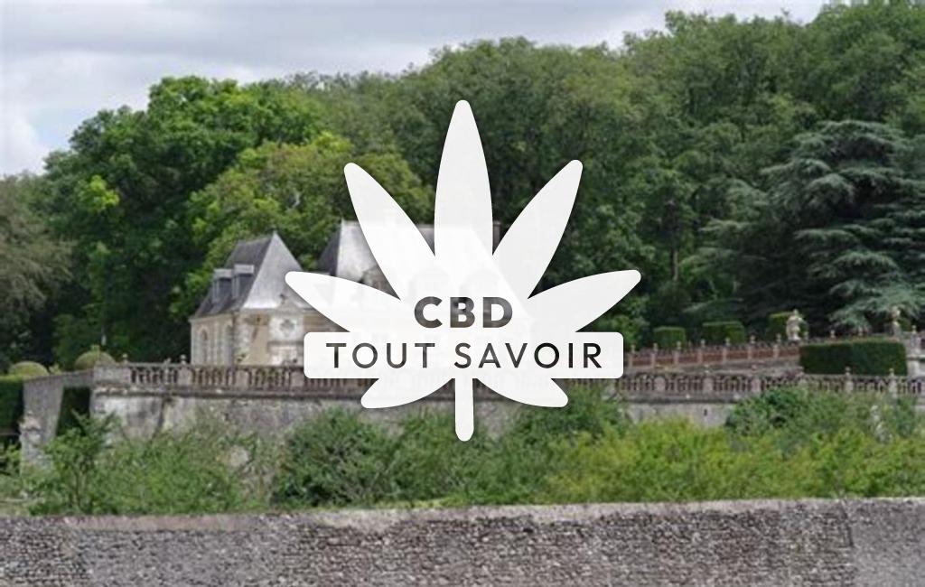 Village à Chancay avec feuille Cannabis CBD