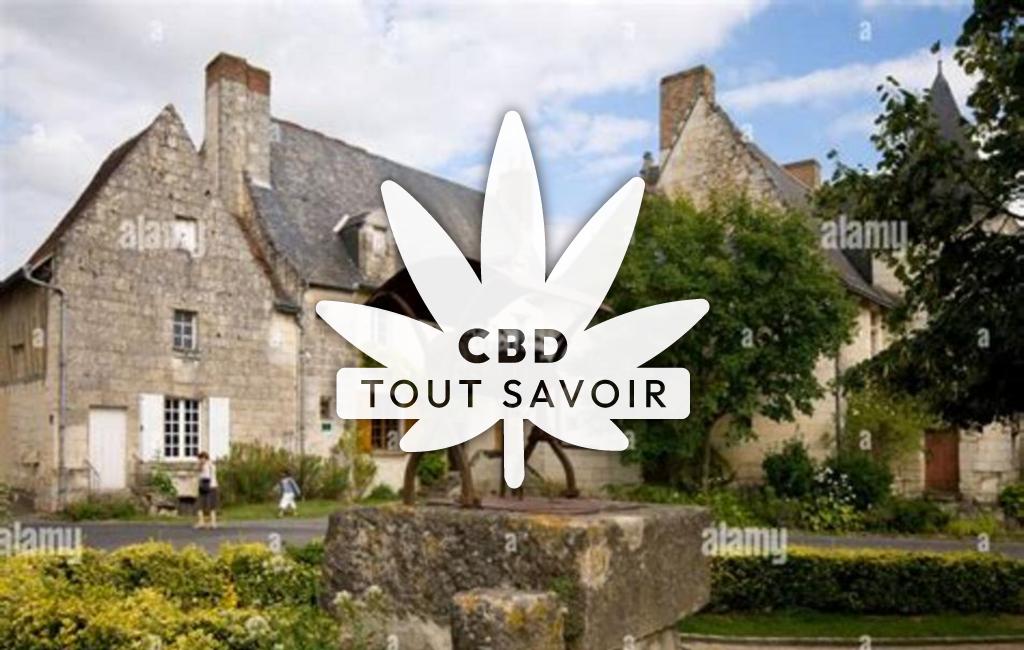 Village à Crissay-sur-Manse avec feuille Cannabis CBD
