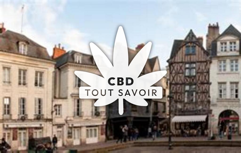 Village à Breches avec feuille Cannabis CBD