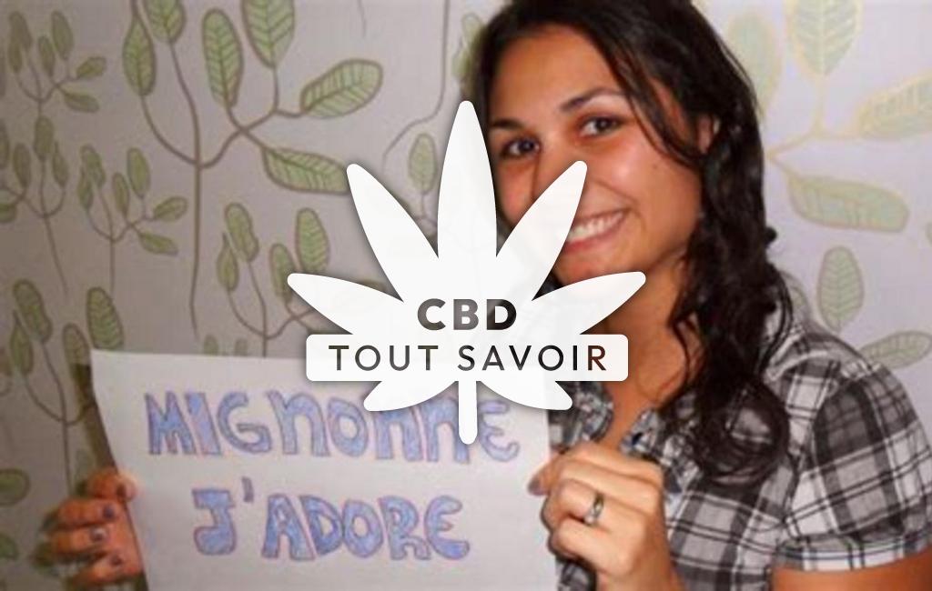 Village à Hommes avec feuille Cannabis CBD