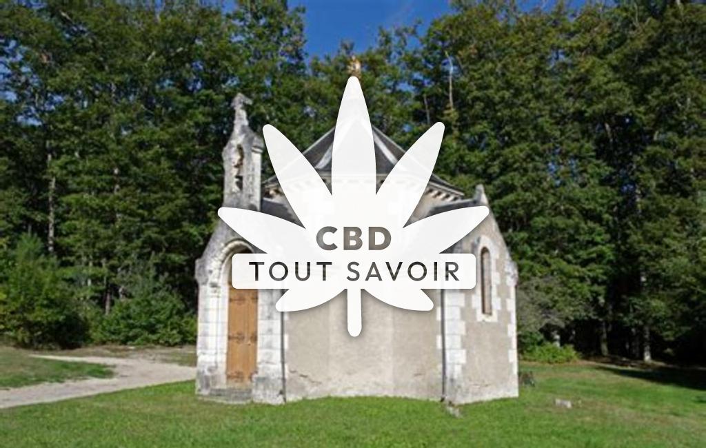 Village à Beaumont-Village avec feuille Cannabis CBD