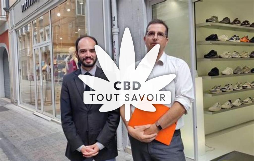 Village à Oz avec feuille Cannabis CBD