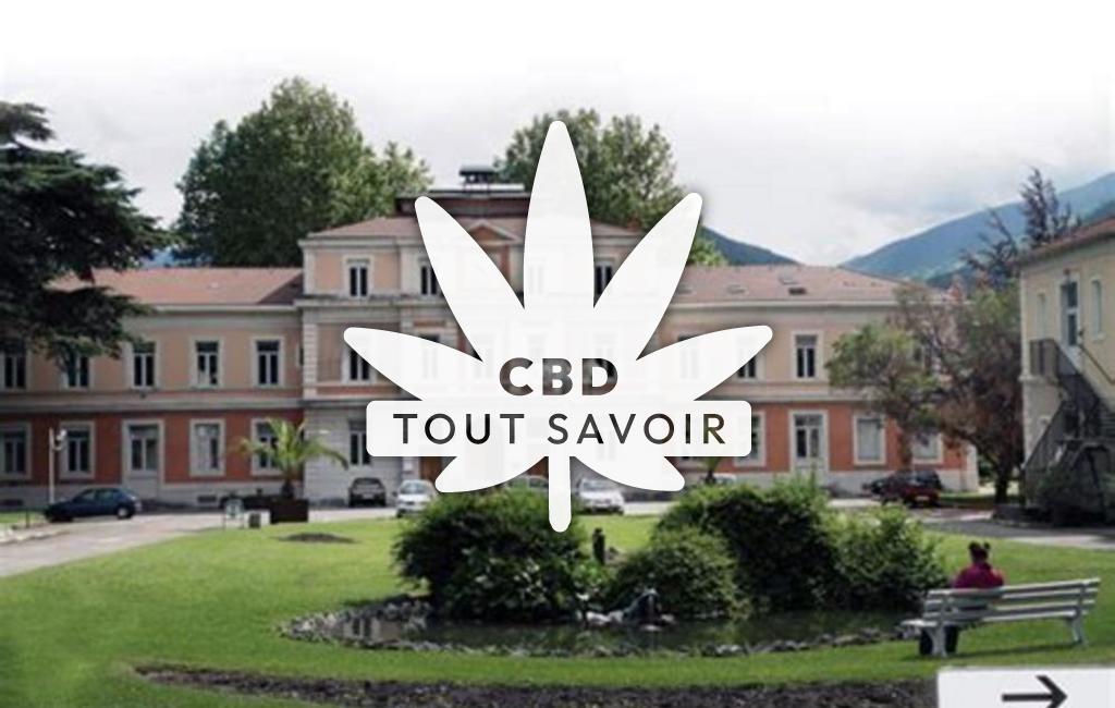 Village à Saint-Egreve avec feuille Cannabis CBD