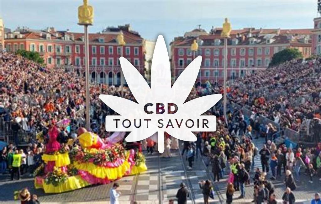 Village à Rives avec feuille Cannabis CBD