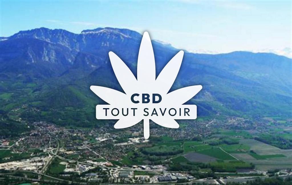 Village à Voreppe avec feuille Cannabis CBD