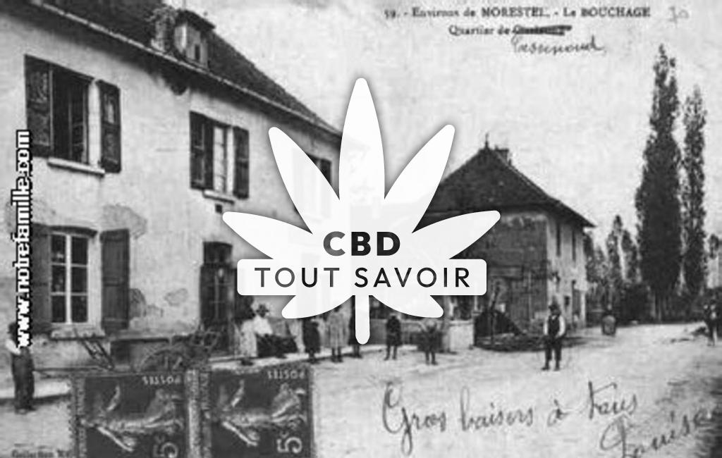 Village à Le-Bouchage avec feuille Cannabis CBD