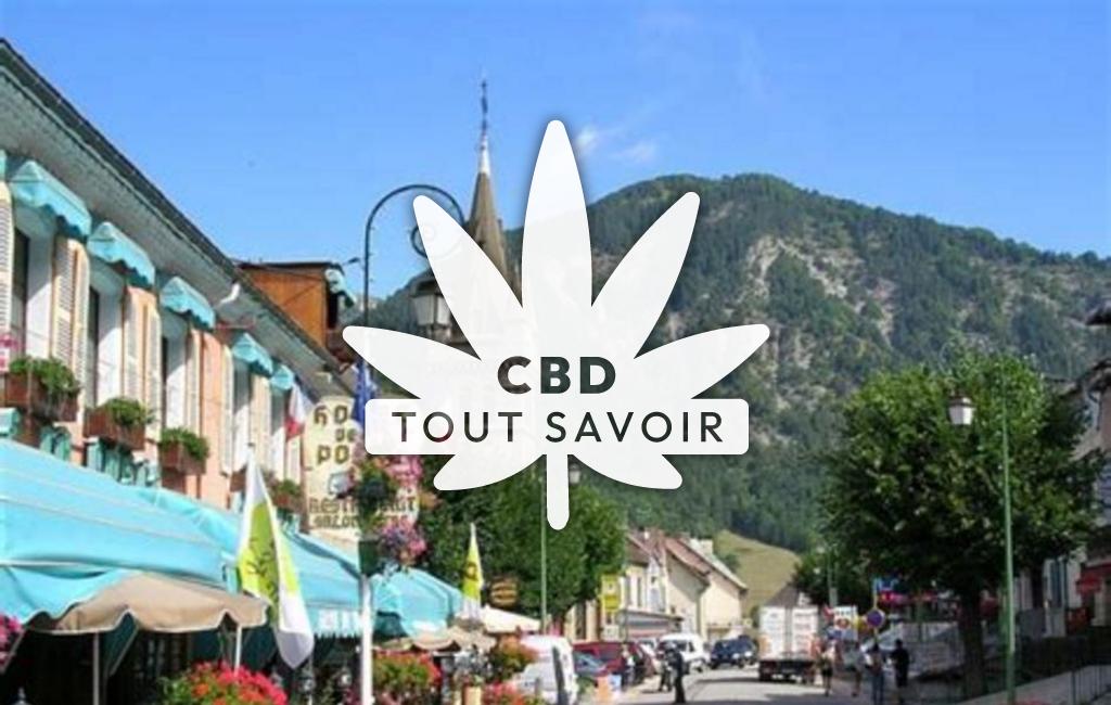 Village à Les-Cotes-de-Corps avec feuille Cannabis CBD