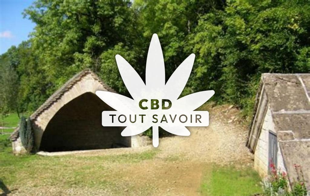 Village à Digna avec feuille Cannabis CBD