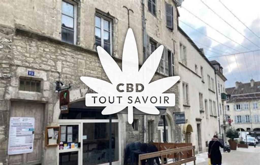 Village à Crenans avec feuille Cannabis CBD