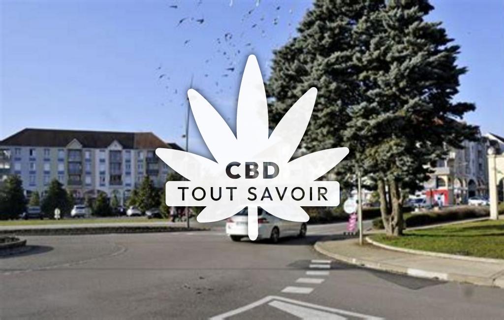 Village à Chevigny avec feuille Cannabis CBD