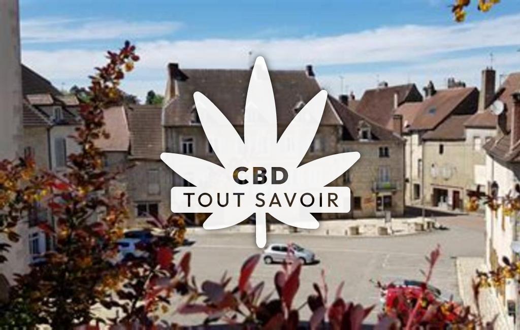 Village à Vers-sous-Sellieres avec feuille Cannabis CBD