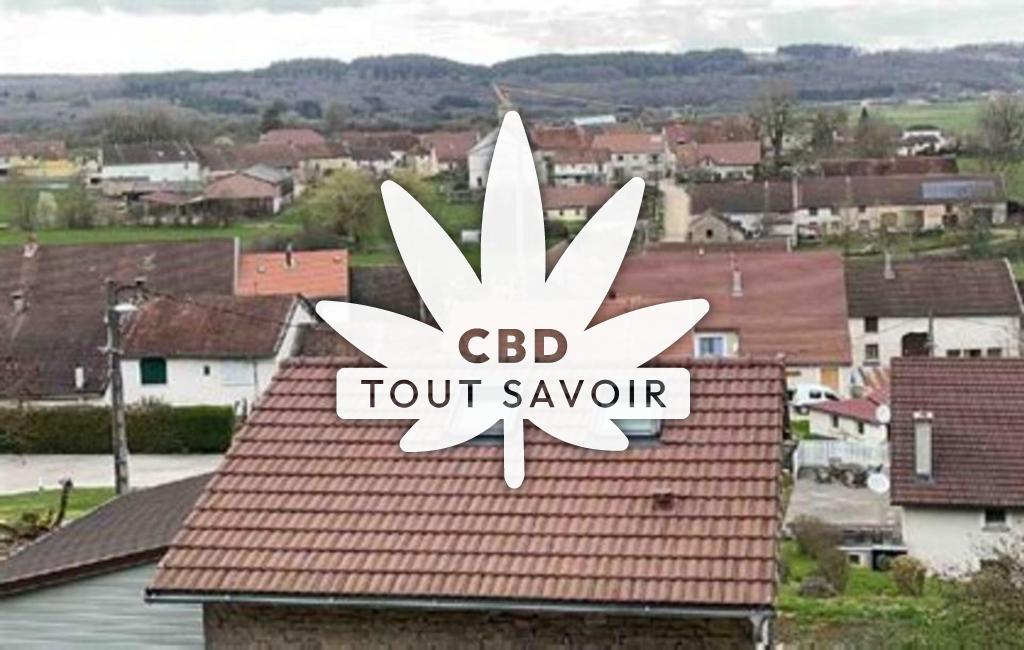 Village à Chaveria avec feuille Cannabis CBD