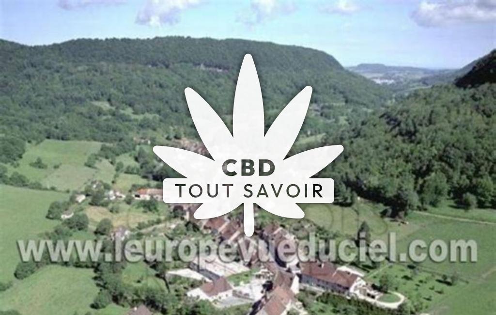 Village à Revigny avec feuille Cannabis CBD