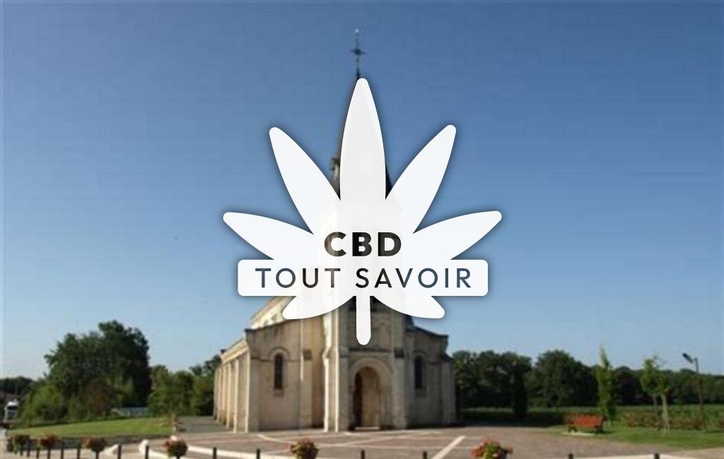 Village à Saint-Pandelon avec feuille Cannabis CBD