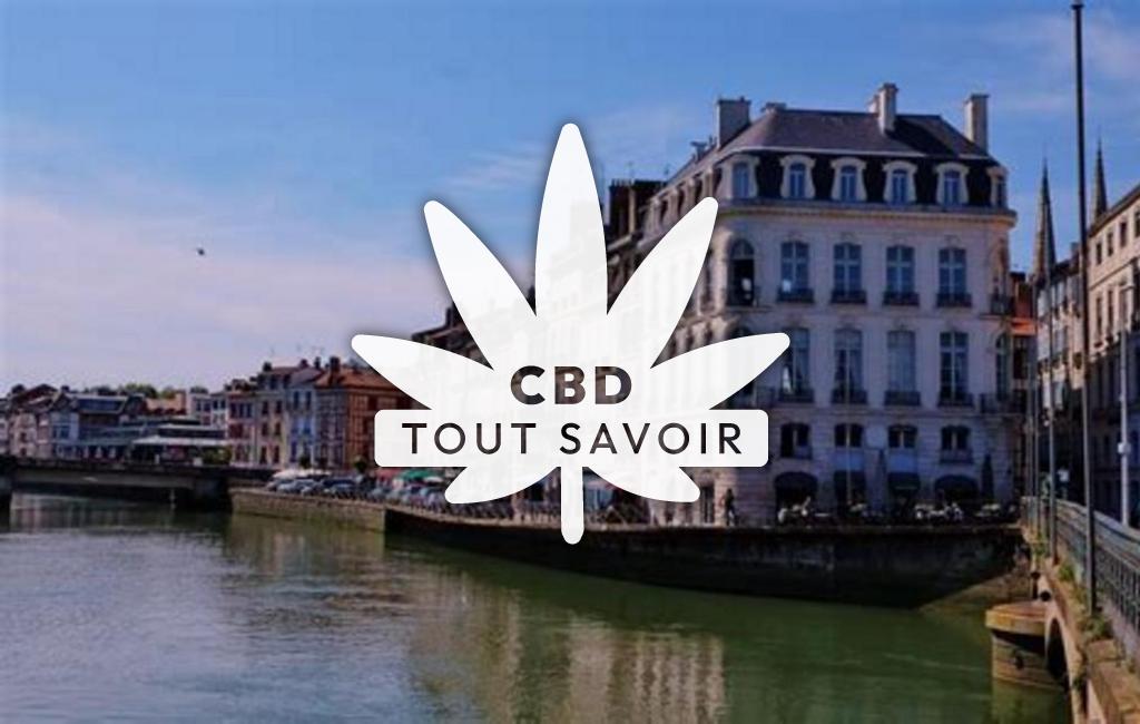 Village à Tarnos avec feuille Cannabis CBD