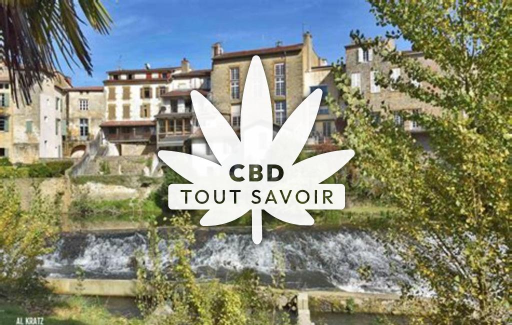 Village à Pey avec feuille Cannabis CBD