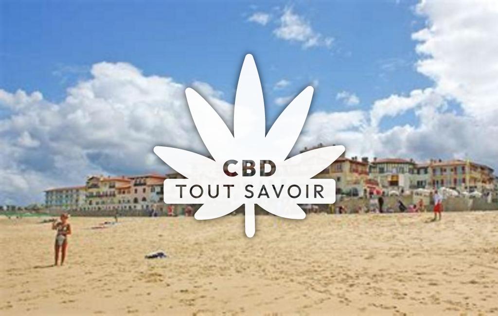 Village à MouSaintey avec feuille Cannabis CBD