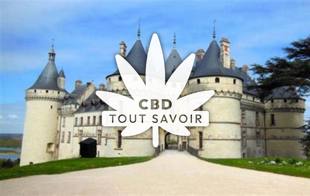 Village à Chaumont-sur-Loire avec feuille Cannabis CBD