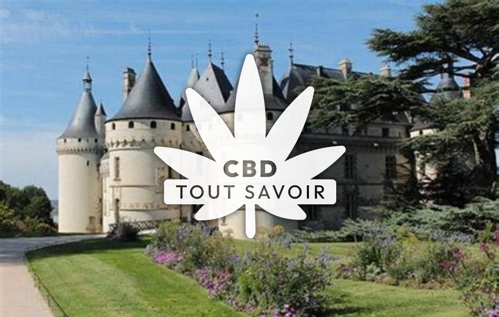 Village à Mesland avec feuille Cannabis CBD