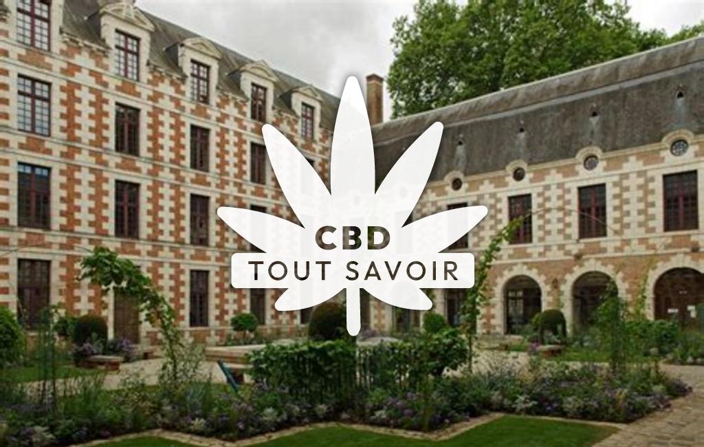 Village à La-Chapelle-Encherie avec feuille Cannabis CBD