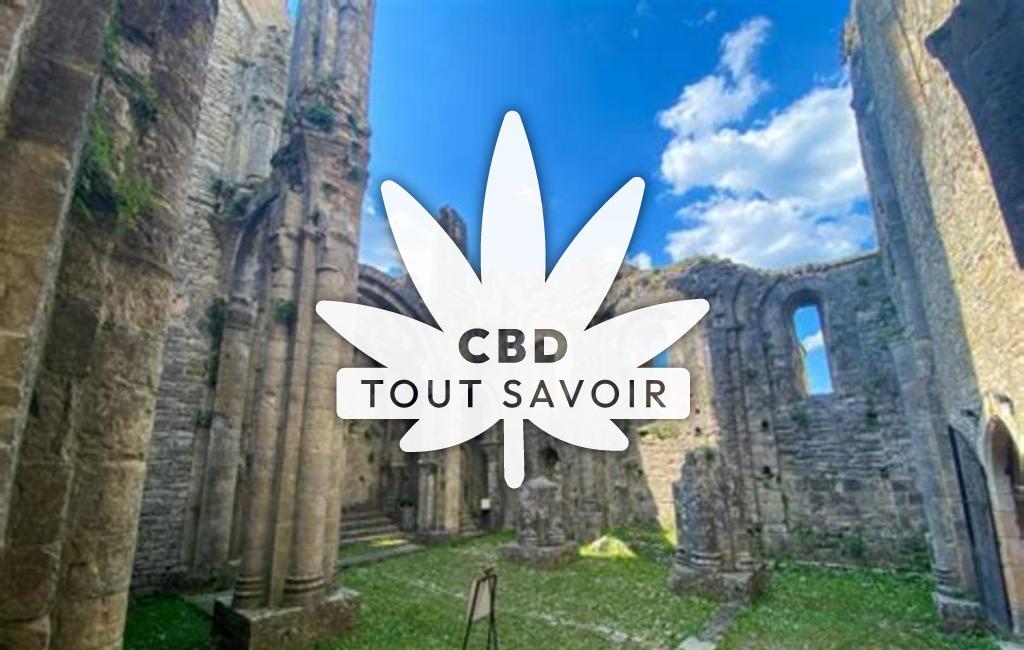 Village à Marcilhac-sur-Cele avec feuille Cannabis CBD