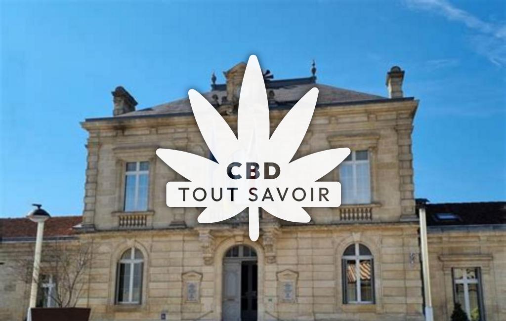 Village à Floirac avec feuille Cannabis CBD