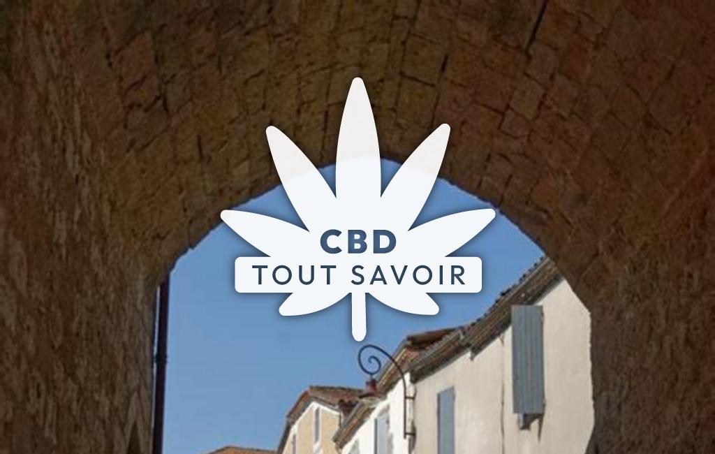 Village à Bruch avec feuille Cannabis CBD