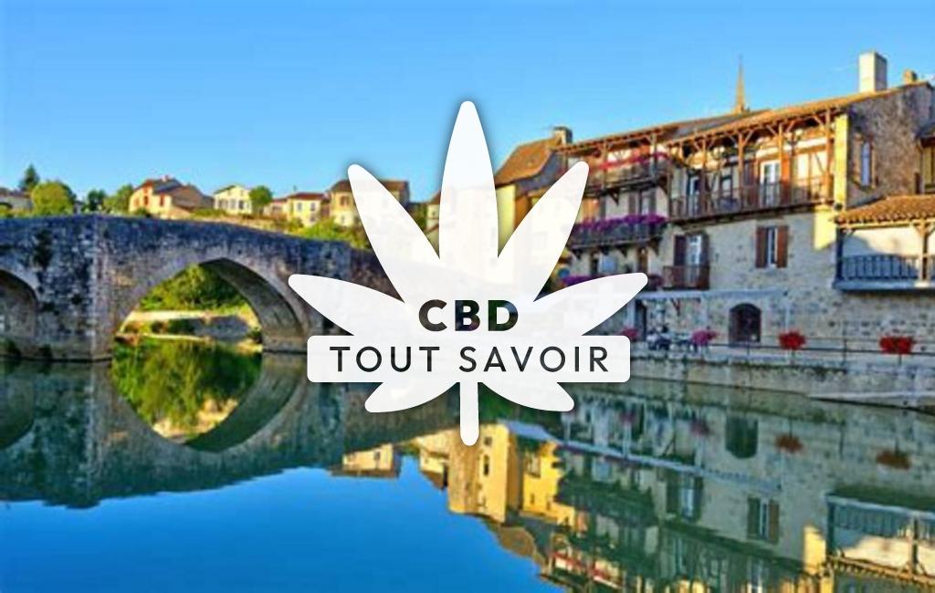 Village à Saint-Leger avec feuille Cannabis CBD
