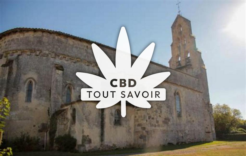 Village à Lannes avec feuille Cannabis CBD