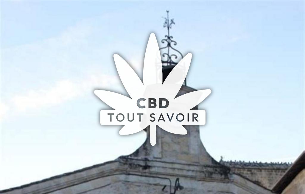 Village à Tombeboeuf avec feuille Cannabis CBD