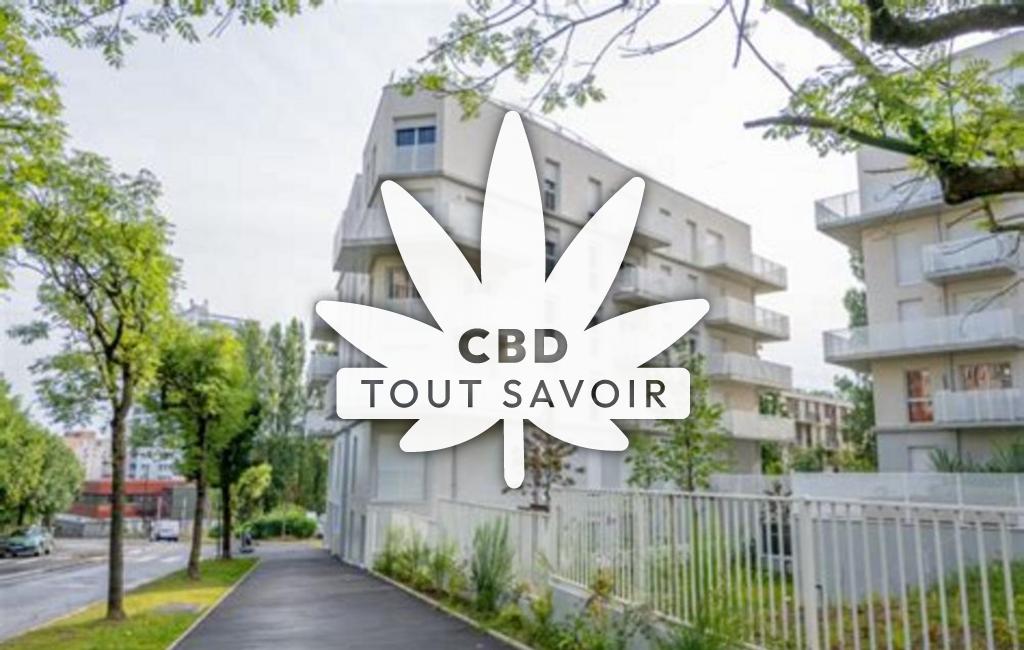 Village à La-Forestiere avec feuille Cannabis CBD