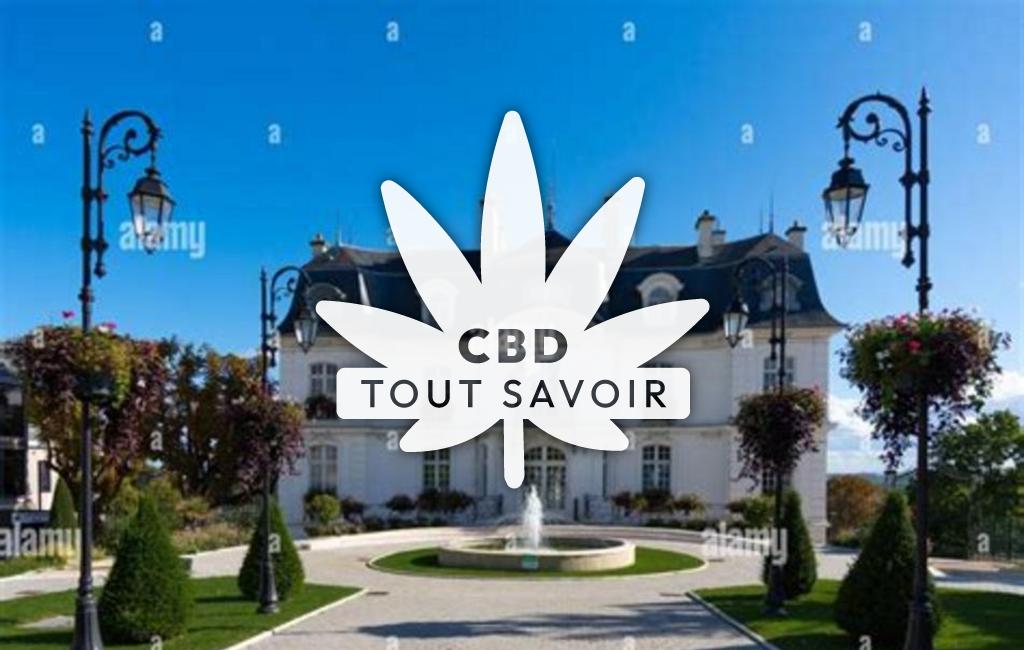 Village à Athis avec feuille Cannabis CBD