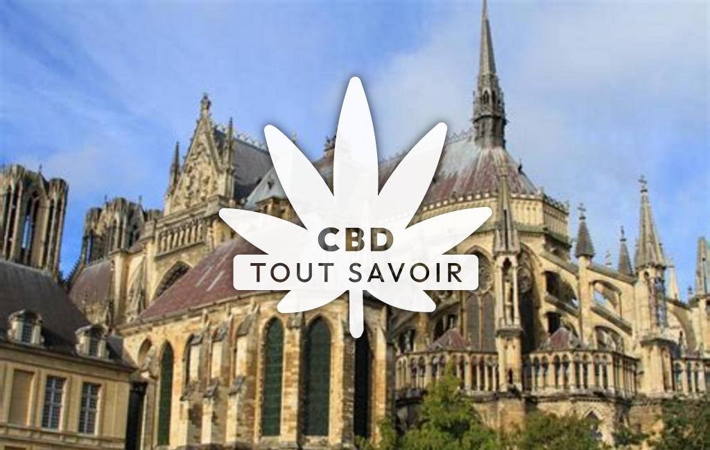 Village à Fontaine-sur-Ay avec feuille Cannabis CBD