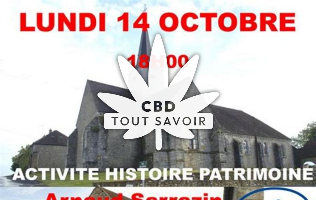 Village à Trefols avec feuille Cannabis CBD