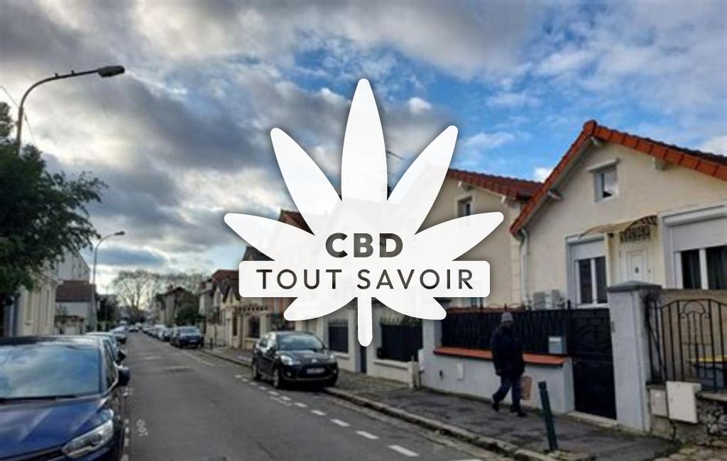 Village à Marigny avec feuille Cannabis CBD