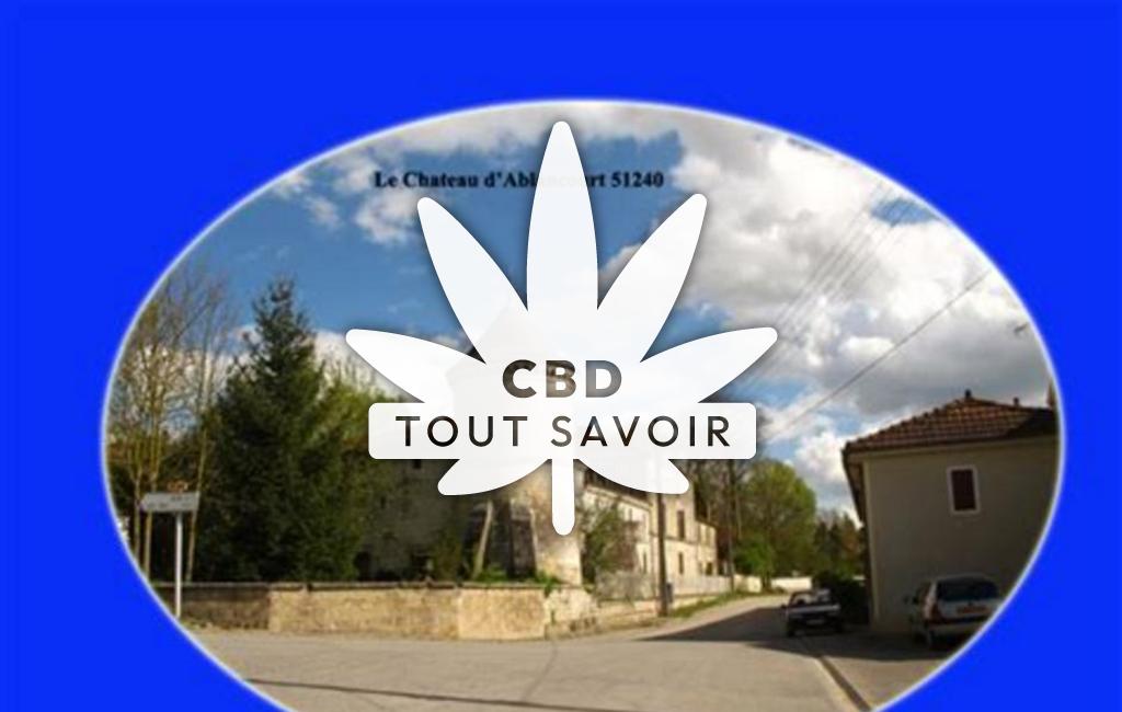 Village à Ablancourt avec feuille Cannabis CBD