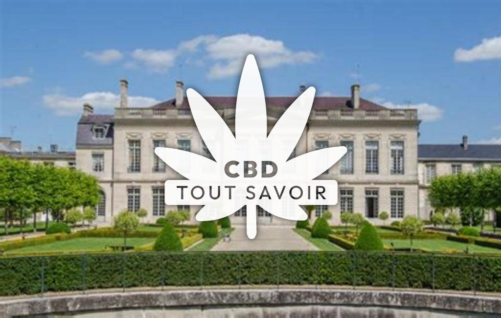 Village à Chepy avec feuille Cannabis CBD