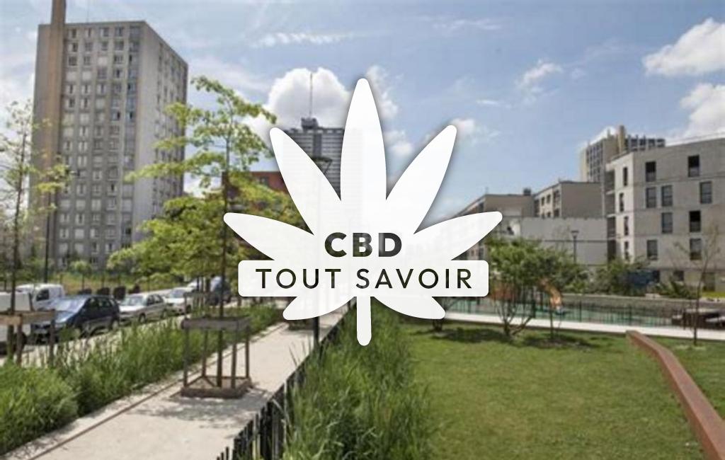 Village à Somsois avec feuille Cannabis CBD