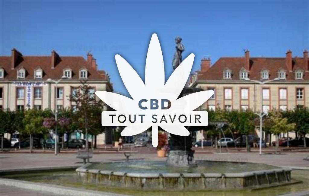 Village à Vitry-le-Francois avec feuille Cannabis CBD