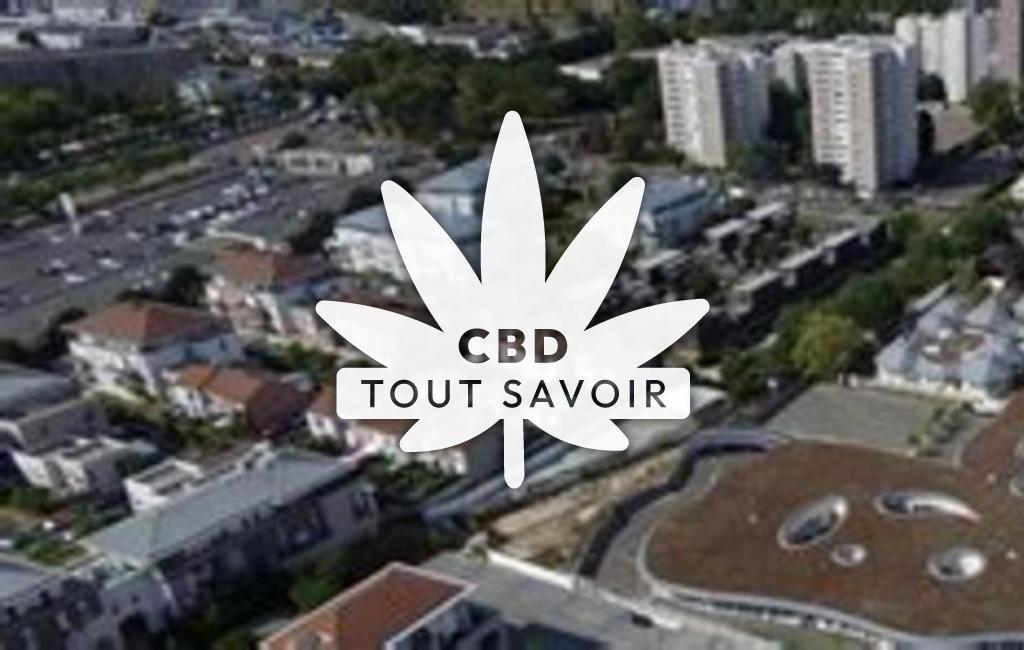 Village à Corbeil avec feuille Cannabis CBD
