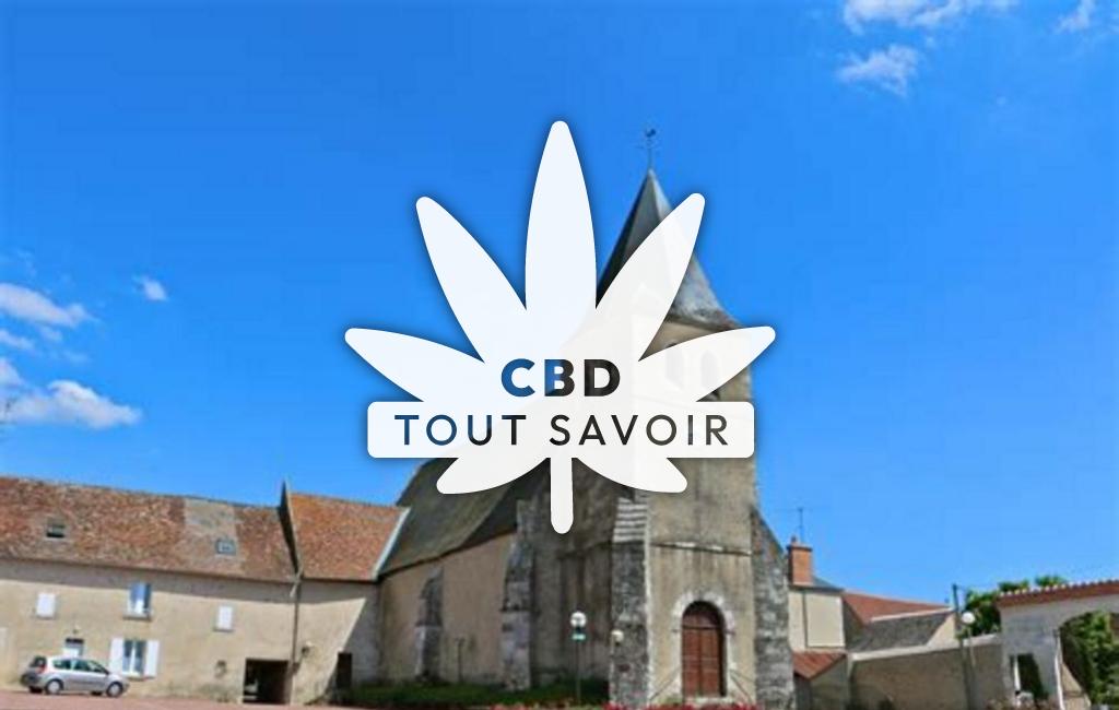 Village à Rosnay avec feuille Cannabis CBD