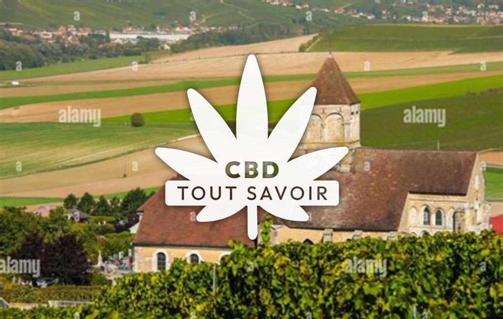 Village à Cuis avec feuille Cannabis CBD