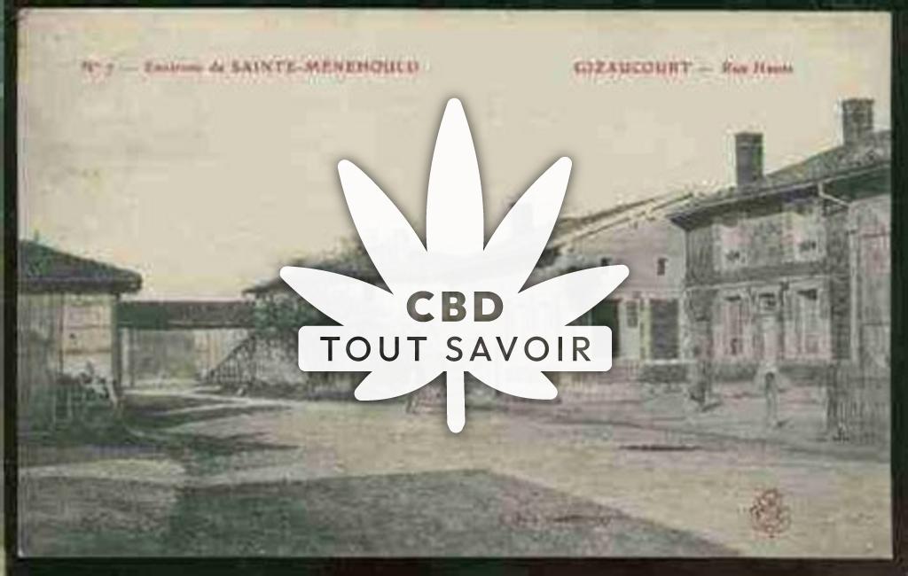 Village à Gizaucourt avec feuille Cannabis CBD