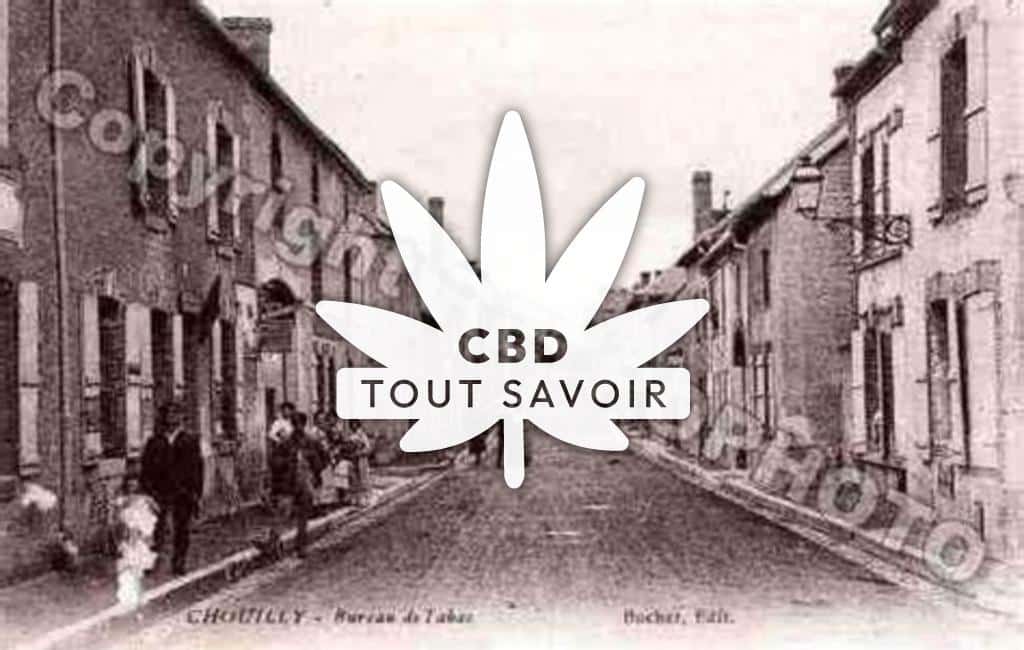Village avec feuille Cannabis CBD