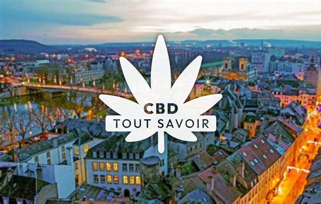 Village à Rezonville-Vionville avec feuille Cannabis CBD