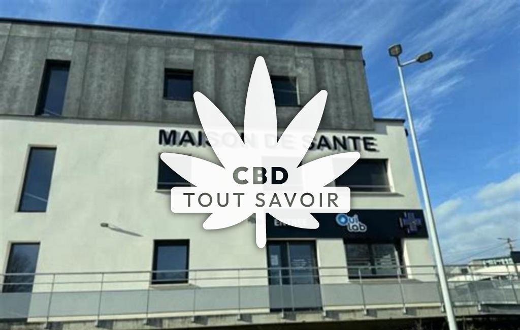 Village à Sainte-Ruffine avec feuille Cannabis CBD