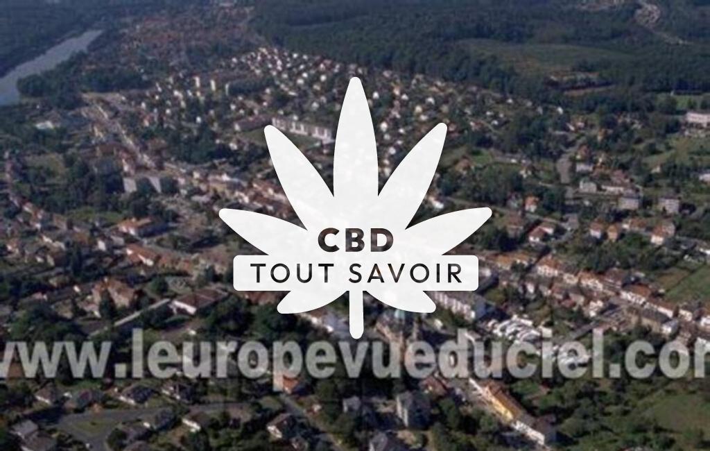 Village à Creutzwald avec feuille Cannabis CBD