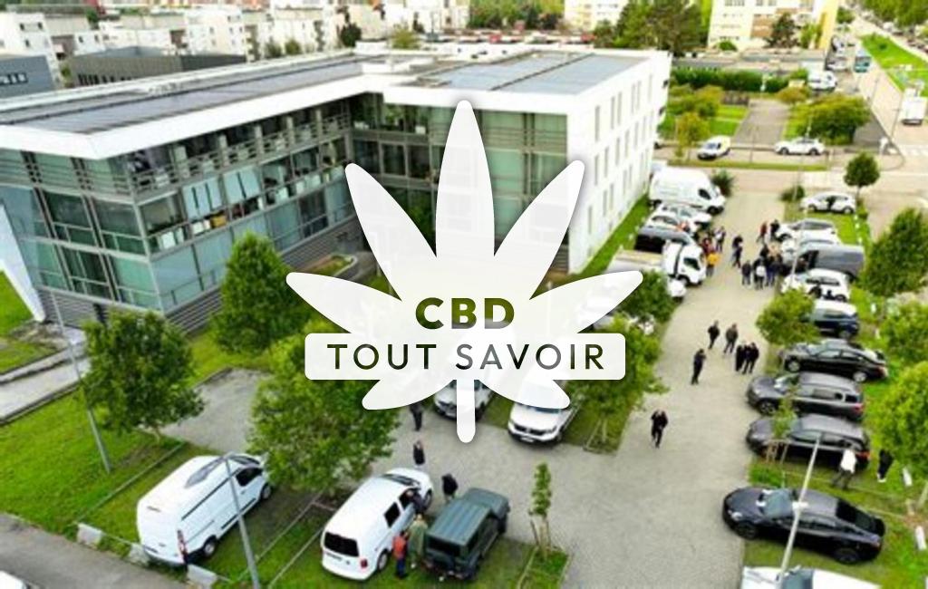 Village à Burlioncourt avec feuille Cannabis CBD